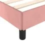 Pink velvet bed frame with headboard 90x190 cm by vidaXL, Beds and slatted bases - Ref: Foro24-3125610, Price: 153,97 €, Disc...