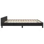 Estructura de cama con cabecero de terciopelo negro 160x200 cm de vidaXL, Camas y somieres - Ref: Foro24-3125887, Precio: 234...