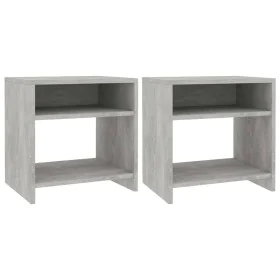 Nachttische 2 Stück Betonsperrholz 40x30x40cm von vidaXL, Nachttische - Ref: Foro24-800018, Preis: 44,89 €, Rabatt: %