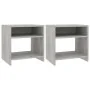 Nachttische 2 Stück Betonsperrholz 40x30x40cm von vidaXL, Nachttische - Ref: Foro24-800018, Preis: 44,89 €, Rabatt: %