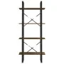 Schichtplatte Regal 4 Ebenen Eiche Braun 60x30x140 cm von vidaXL, Bücherregale und Regale - Ref: Foro24-821311, Preis: 52,26 ...