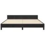 Estructura de cama con cabecero de terciopelo negro 180x200 cm de vidaXL, Camas y somieres - Ref: Foro24-3125954, Precio: 285...