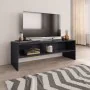 Grau glänzender TV-Schrank aus Sperrholz, 120 x 40 x 40 cm von vidaXL, TV-Möbel - Ref: Foro24-800044, Preis: 53,34 €, Rabatt: %