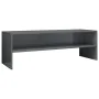 Grau glänzender TV-Schrank aus Sperrholz, 120 x 40 x 40 cm von vidaXL, TV-Möbel - Ref: Foro24-800044, Preis: 53,34 €, Rabatt: %