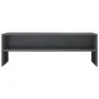 Grau glänzender TV-Schrank aus Sperrholz, 120 x 40 x 40 cm von vidaXL, TV-Möbel - Ref: Foro24-800044, Preis: 53,34 €, Rabatt: %