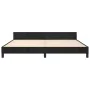 Bed frame with black velvet headboard 200x200 cm by vidaXL, Beds and slatted bases - Ref: Foro24-3126021, Price: 237,95 €, Di...