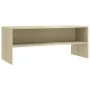 TV-Möbel aus Eichenfurnierholz 100x40x40cm von vidaXL, TV-Möbel - Ref: Foro24-800048, Preis: 50,14 €, Rabatt: %