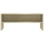 TV-Möbel aus Eichenfurnierholz 100x40x40cm von vidaXL, TV-Möbel - Ref: Foro24-800048, Preis: 50,14 €, Rabatt: %