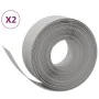 Borduras de jardín 2 uds polietileno gris 10 m 20 cm by vidaXL, Garden edging and edging - Ref: Foro24-3155452, Price: 78,98 ...