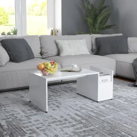 White plywood coffee table 90x45x35 cm by vidaXL, Coffee table - Ref: Foro24-802921, Price: 34,74 €, Discount: %
