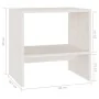 Bedside tables 2 pcs solid white pine wood 40x30.5x40 cm by vidaXL, Nightstands - Ref: Foro24-808056, Price: 54,50 €, Discoun...