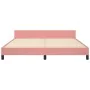 Pink velvet bed frame with headboard 180x200 cm by vidaXL, Beds and slatted bases - Ref: Foro24-3126018, Price: 212,33 €, Dis...