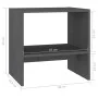 Mesitas de noche 2 uds madera maciza pino gris 40x30,5x40 cm de vidaXL, Mesitas de noche - Ref: Foro24-808058, Precio: 32,80 ...