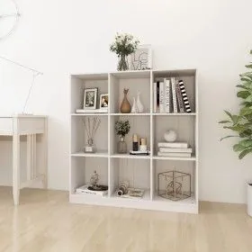 Regal/Raumteiler aus weißem Kiefernholz, 104 x 33,5 x 110 cm von vidaXL, Bücherregale und Regale - Ref: Foro24-809973, Preis:...