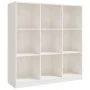 White pine wood shelf/space divider 104x33.5x110 cm by vidaXL, Bookcases and shelves - Ref: Foro24-809973, Price: 120,94 €, D...