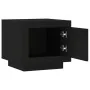 Mesa de centro madera contrachapada negra 51x50x45 cm de vidaXL, Mesas de centro - Ref: Foro24-811800, Precio: 43,02 €, Descu...