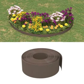 Garden edging 4 units brown polyethylene 10 m 20 cm by vidaXL, Garden edging and edging - Ref: Foro24-3155462, Price: 176,90 ...