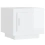 Mesa de centro madera de ingeniería blanco brillo 51x50x45 cm de vidaXL, Mesas de centro - Ref: Foro24-811805, Precio: 45,94 ...