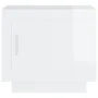 Engineered wood glossy white coffee table 51x50x45 cm by vidaXL, Coffee table - Ref: Foro24-811805, Price: 45,94 €, Discount: %