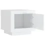 Engineered wood glossy white coffee table 51x50x45 cm by vidaXL, Coffee table - Ref: Foro24-811805, Price: 45,94 €, Discount: %