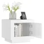 Engineered wood glossy white coffee table 51x50x45 cm by vidaXL, Coffee table - Ref: Foro24-811805, Price: 45,94 €, Discount: %