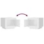 Couchtisch aus weißem Sperrholz, 51 x 50 x 45 cm von vidaXL, Couchtisch - Ref: Foro24-811799, Preis: 37,06 €, Rabatt: %
