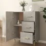 Aparador de madera contrachapada gris hormigón 69,5x34x90 cm de vidaXL, Aparadores - Ref: Foro24-812172, Precio: 80,82 €, Des...