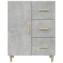 Concrete gray plywood sideboard 69.5x34x90 cm by vidaXL, Sideboards - Ref: Foro24-812172, Price: 80,82 €, Discount: %