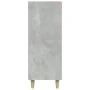 Aparador de madera contrachapada gris hormigón 69,5x34x90 cm de vidaXL, Aparadores - Ref: Foro24-812172, Precio: 80,82 €, Des...