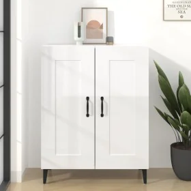 Glossy white plywood sideboard 69.5x34x90 cm by vidaXL, Sideboards - Ref: Foro24-812147, Price: 79,22 €, Discount: %