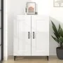 Aparador de madera contrachapada blanco brillante 69,5x34x90 cm de vidaXL, Aparadores - Ref: Foro24-812147, Precio: 79,12 €, ...