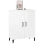 Aparador de madera contrachapada blanco brillante 69,5x34x90 cm de vidaXL, Aparadores - Ref: Foro24-812147, Precio: 79,12 €, ...