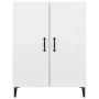 Aparador de madera contrachapada blanco brillante 69,5x34x90 cm de vidaXL, Aparadores - Ref: Foro24-812147, Precio: 79,12 €, ...