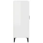 Aparador de madera contrachapada blanco brillante 69,5x34x90 cm de vidaXL, Aparadores - Ref: Foro24-812147, Precio: 79,12 €, ...