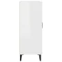 Glossy white plywood sideboard 69.5x34x90 cm by vidaXL, Sideboards - Ref: Foro24-812147, Price: 79,22 €, Discount: %