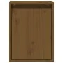 Wandschrank aus massivem Kiefernholz in Honigbraun, 30 x 30 x 40 cm von vidaXL, Regale und Regale - Ref: Foro24-813481, Preis...