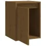 Wandschrank aus massivem Kiefernholz in Honigbraun, 30 x 30 x 40 cm von vidaXL, Regale und Regale - Ref: Foro24-813481, Preis...
