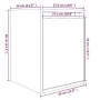 Wandschrank aus massivem Kiefernholz in Honigbraun, 30 x 30 x 40 cm von vidaXL, Regale und Regale - Ref: Foro24-813481, Preis...