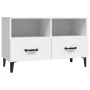 White plywood TV cabinet 80x36x50 cm by vidaXL, TV Furniture - Ref: Foro24-812591, Price: 47,83 €, Discount: %