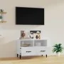 White plywood TV cabinet 80x36x50 cm by vidaXL, TV Furniture - Ref: Foro24-812591, Price: 47,83 €, Discount: %