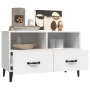 White plywood TV cabinet 80x36x50 cm by vidaXL, TV Furniture - Ref: Foro24-812591, Price: 47,83 €, Discount: %