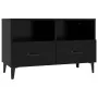 Mueble para TV madera contrachapada negro 80x36x50 cm de vidaXL, Muebles TV - Ref: Foro24-812592, Precio: 64,99 €, Descuento: %