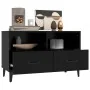 Mueble para TV madera contrachapada negro 80x36x50 cm de vidaXL, Muebles TV - Ref: Foro24-812592, Precio: 64,99 €, Descuento: %