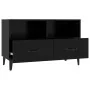 Mueble para TV madera contrachapada negro 80x36x50 cm de vidaXL, Muebles TV - Ref: Foro24-812592, Precio: 64,99 €, Descuento: %