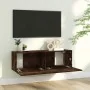 TV-Möbel aus geräucherter Eichenfurnier 100x30x30 cm von vidaXL, TV-Möbel - Ref: Foro24-815096, Preis: 42,29 €, Rabatt: %