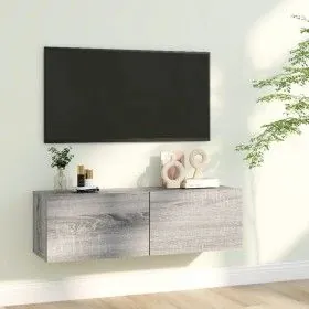 TV-Schrank aus grauem Sonoma-Sperrholz, 100 x 30 x 30 cm von vidaXL, TV-Möbel - Ref: Foro24-815097, Preis: 43,00 €, Rabatt: %