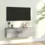 Sonoma gray plywood TV cabinet 100x30x30 cm by vidaXL, TV Furniture - Ref: Foro24-815097, Price: 43,00 €, Discount: %