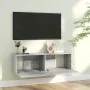 Mueble para TV madera contrachapada gris Sonoma 100x30x30 cm de vidaXL, Muebles TV - Ref: Foro24-815097, Precio: 43,00 €, Des...