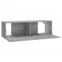 Sonoma gray plywood TV cabinet 100x30x30 cm by vidaXL, TV Furniture - Ref: Foro24-815097, Price: 43,00 €, Discount: %