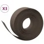 Garden edging 3 pcs brown polyethylene 10 m 20 cm by vidaXL, Garden edging and edging - Ref: Foro24-3155461, Price: 137,95 €,...